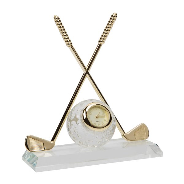 Miniature Crossed Golf Clubs With Glass Ball - Image 3