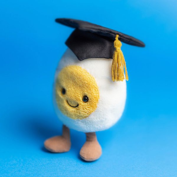JellyCat Amuseables Boiled Egg Graduation - Image 4