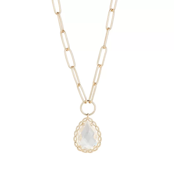 ADELINE CLEAR CRYSTAL NECKLACE
