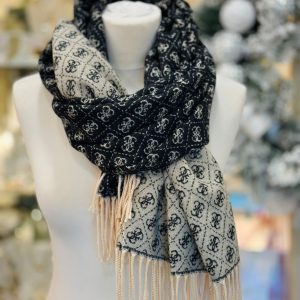 Guess Reversible Scarf Black & White Multi