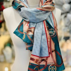 Guess Reversible Scarf Blue Multi