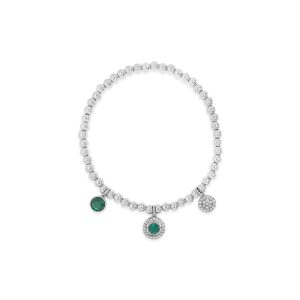 Absolute The Emerald Collection Silver Bracelet B2155EM