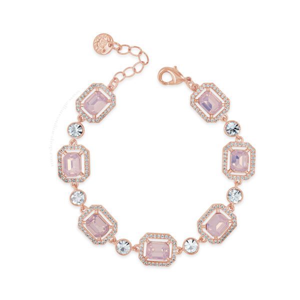 Absolute Rose Crystal Bracelet Rose Gold B2173PK
