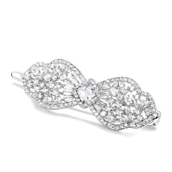Crystal Extravagance Hair Clip Silver