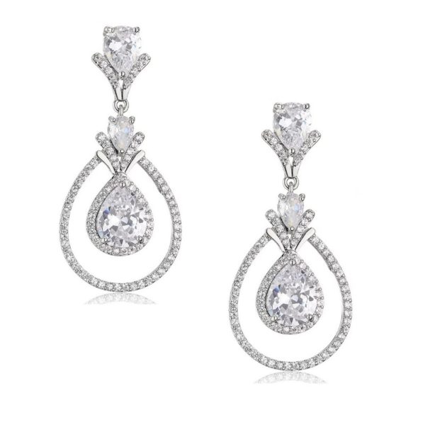 Gatby Extravagance Earrings Silver - Image 2