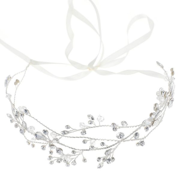 Vintage Vine Headpiece Silver - Image 2