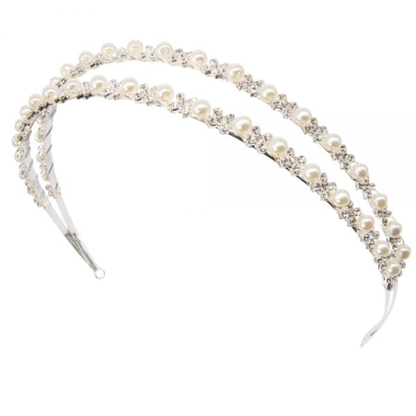 DAINTY DIVA HEADBAND - SILVER