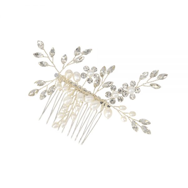 SIMPLY CHIC HAIR COMB - SILVER