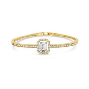 Absolute White Opal Bangle Gold BA240WO