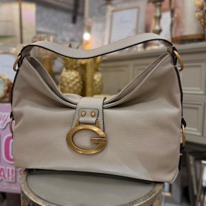 GUESS Camden Shoulder Bag Cream