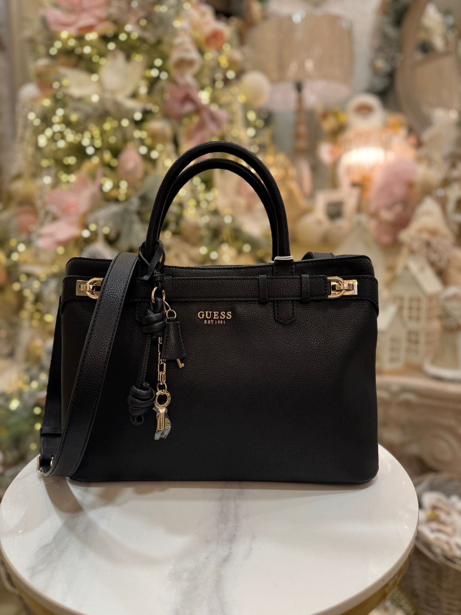 GUESS Gregoria Handbag Black - Image 4