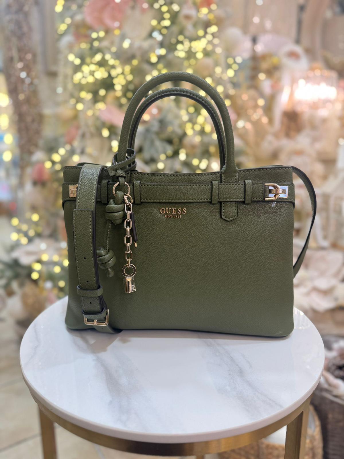 GUESS Gregoria Handbag Olive - Image 2
