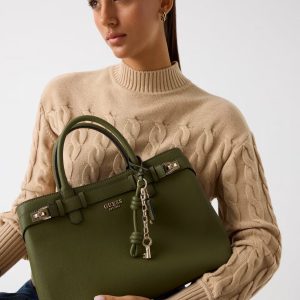 GUESS Gregoria Handbag Olive