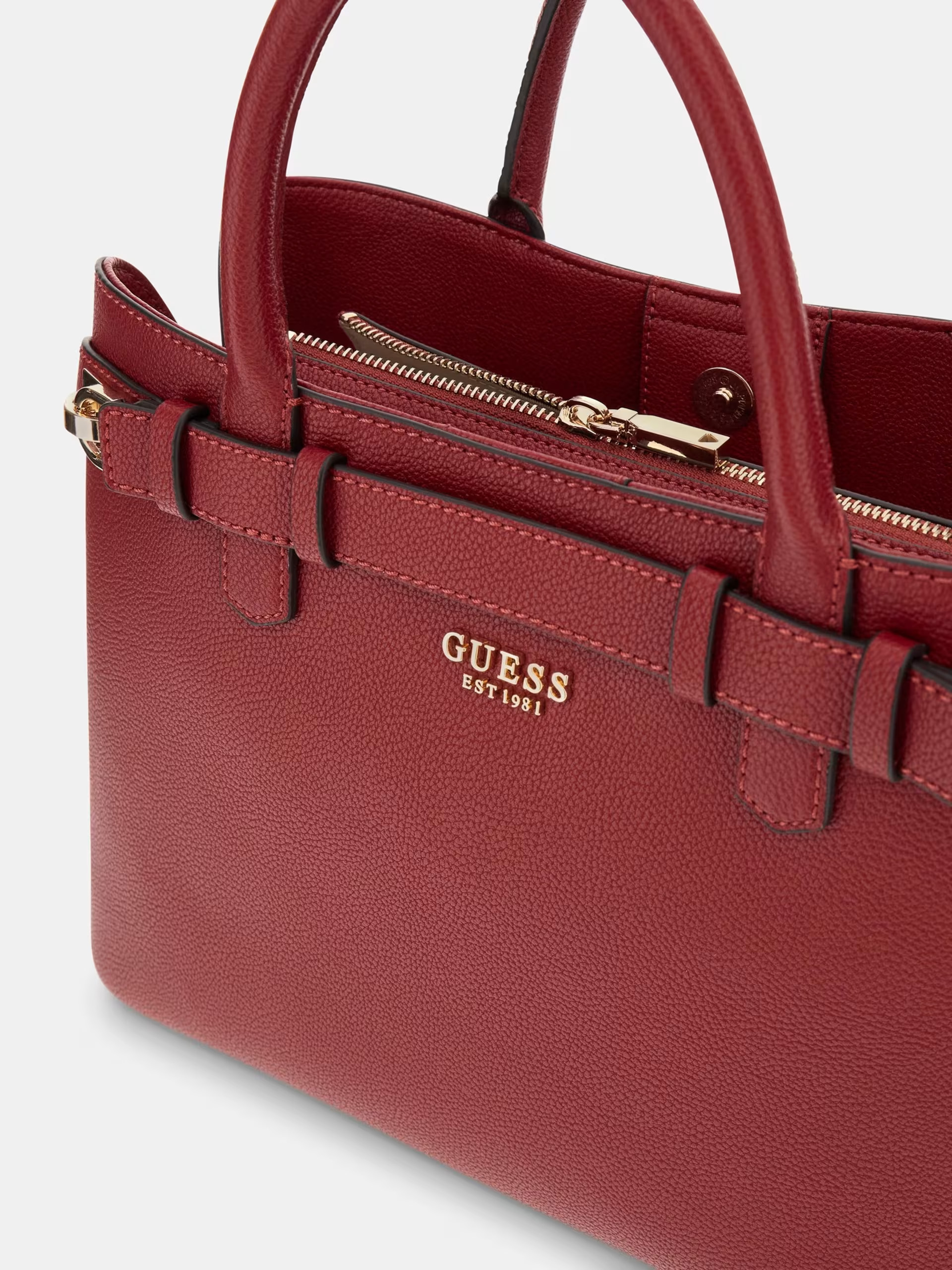 GUESS Gregoria Handbag Red - Image 4