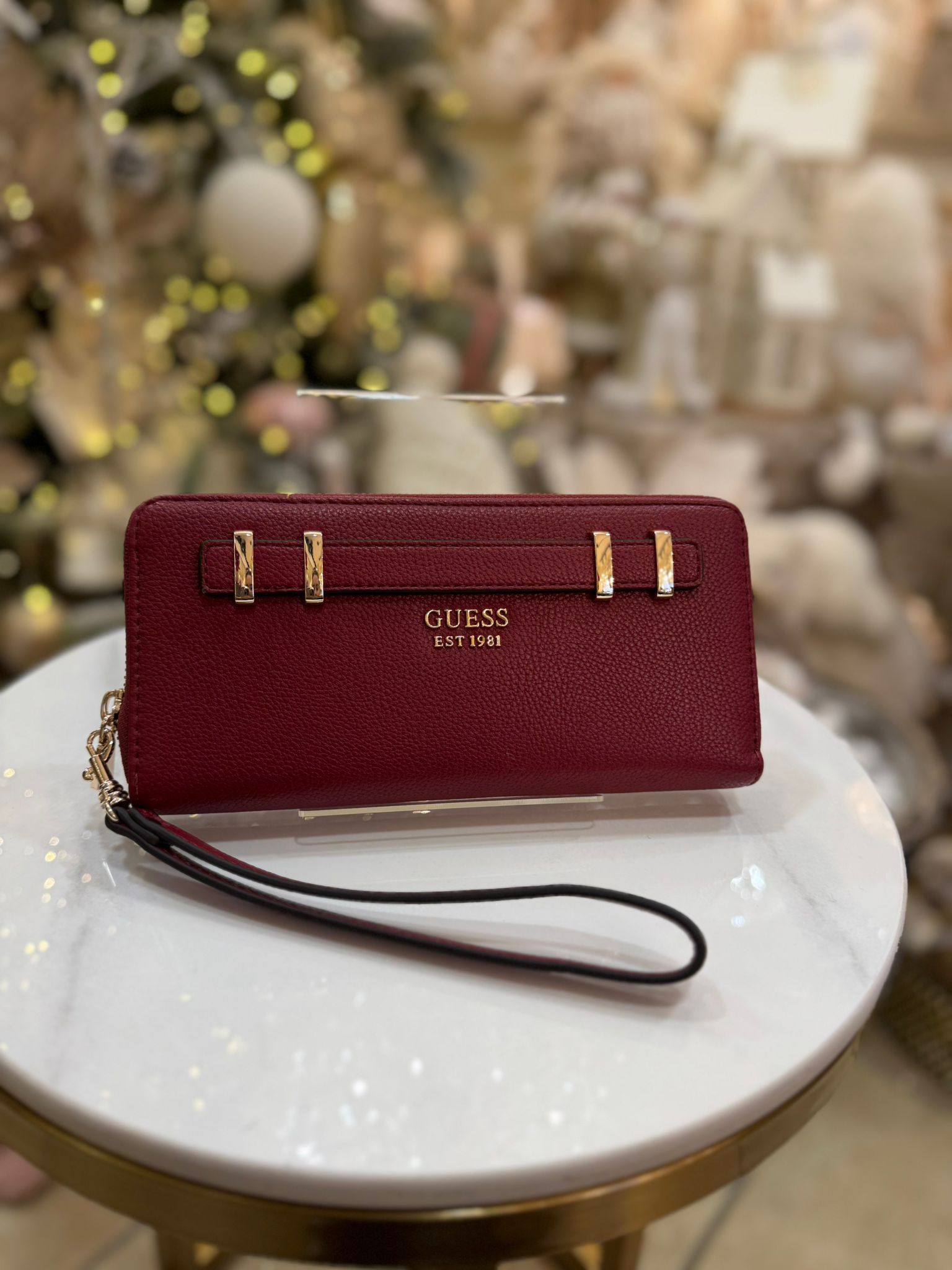GUESS Gregoria Wallet Red