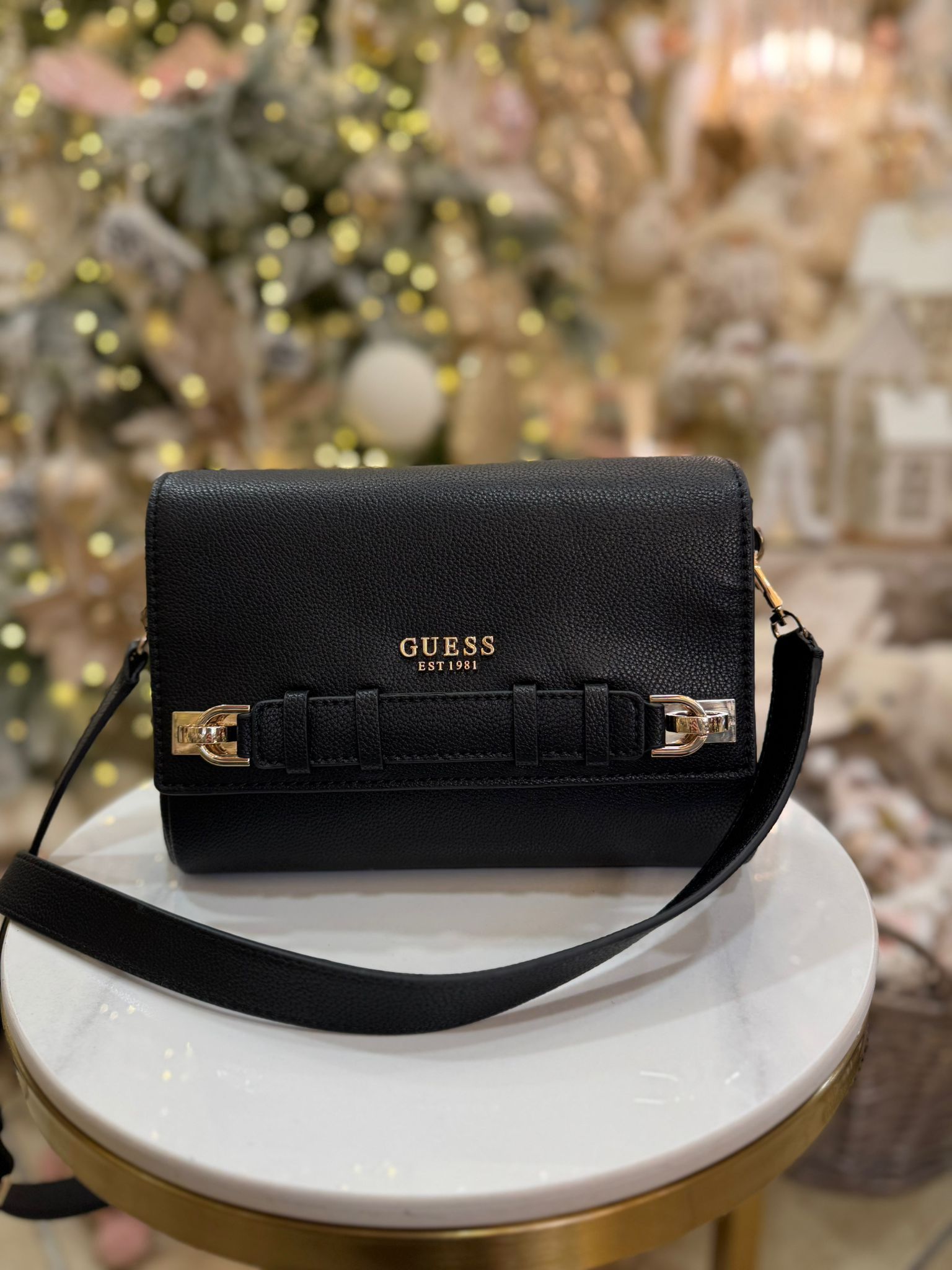 GUESS Gregoria Shoulder Bag Black