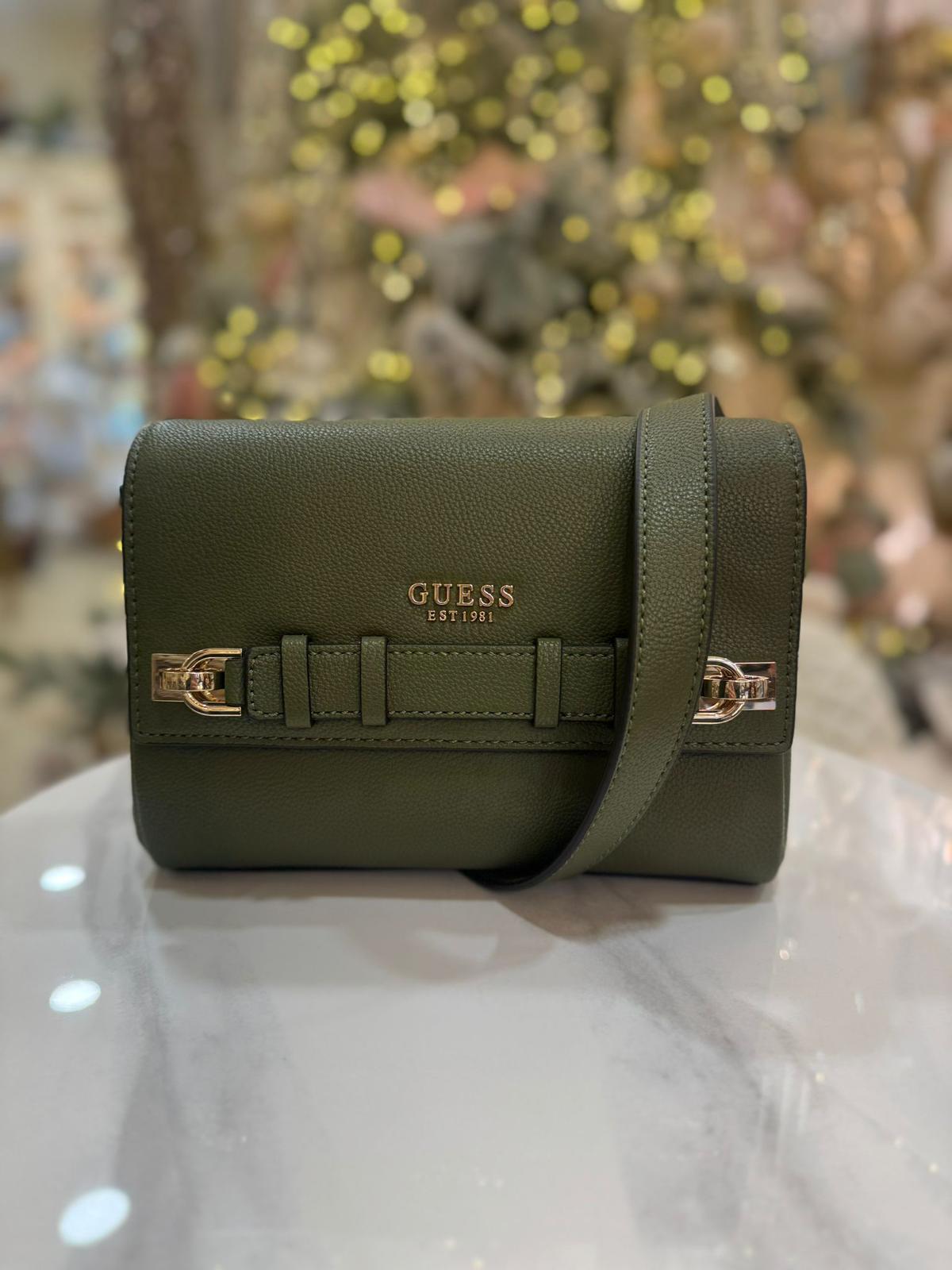 GUESS Gregoria Shoulder Bag Olive