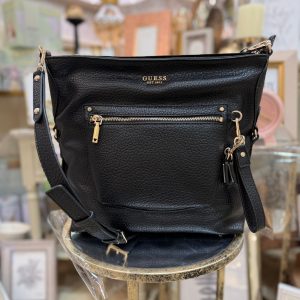 GUESS Marsha Crossbody Bucket Black