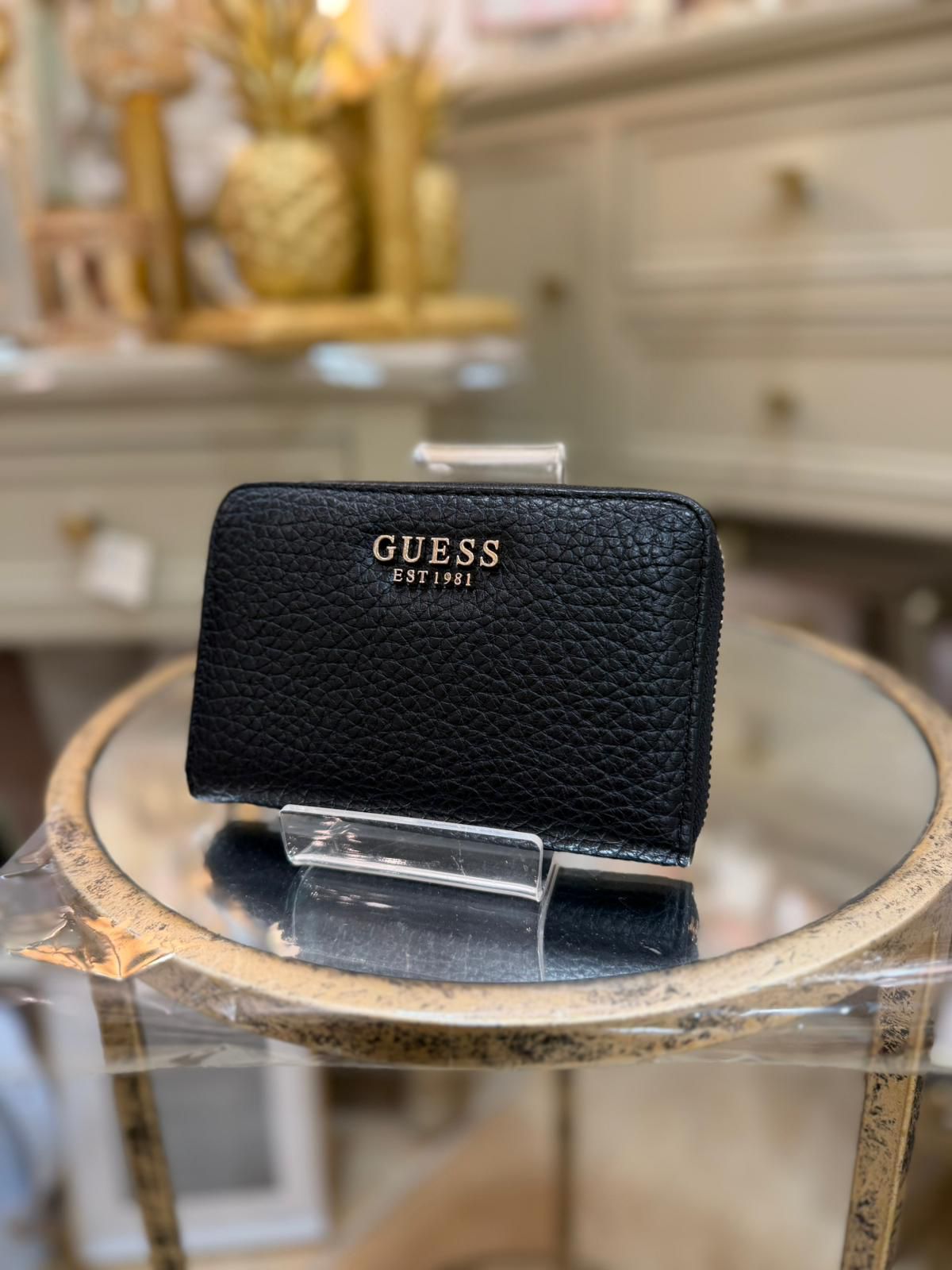 GUESS Marsha Saffiano Wallet Black - Image 2