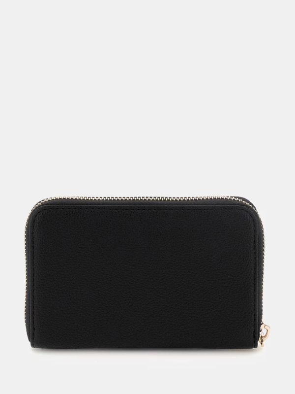 GUESS Calebra Logo-Script Wallet Black - Image 4