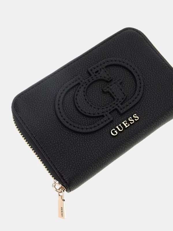GUESS Calebra Logo-Script Wallet Black - Image 2