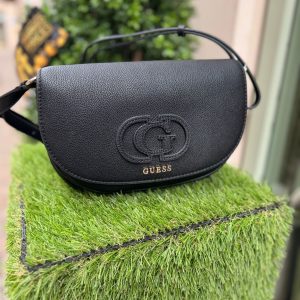 GUESS Calebra Convertible Xbody Flap Bag Black