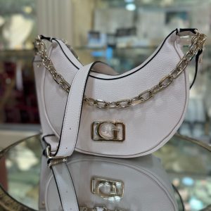 GUESS Circe Hobo with Shoulder Strap White