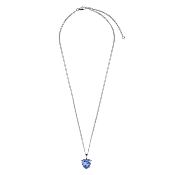 BIANCA Romantic Short Necklace Blue/Silver - Image 2