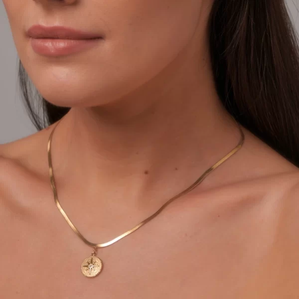 BROOKE SNAKE CHAIN NECKLACE - Image 3