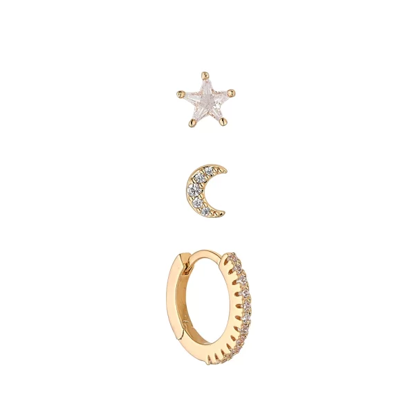 CAMILA GOLD EARRING SET