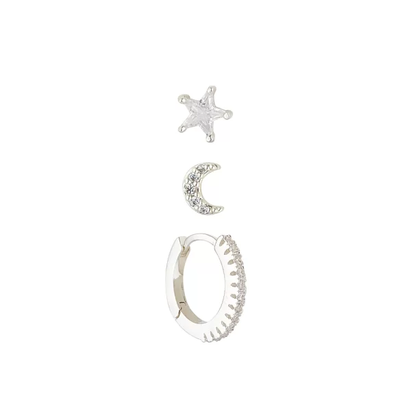 CAMILA SILVER EARRING SET