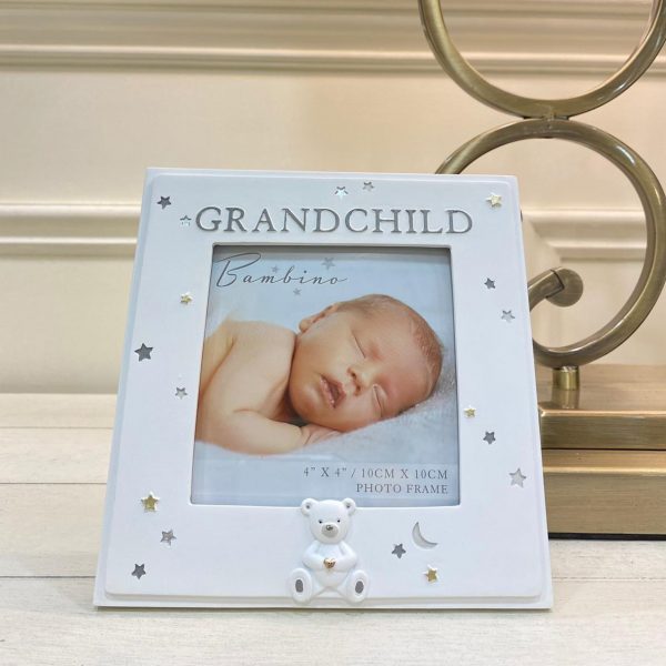 Grandchild Resin Photo Frame 10 cm x 10 cm (4'' x 4'')