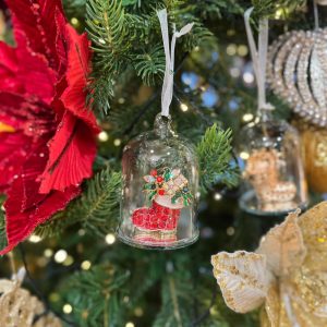 Festive Filler Glass Bauble