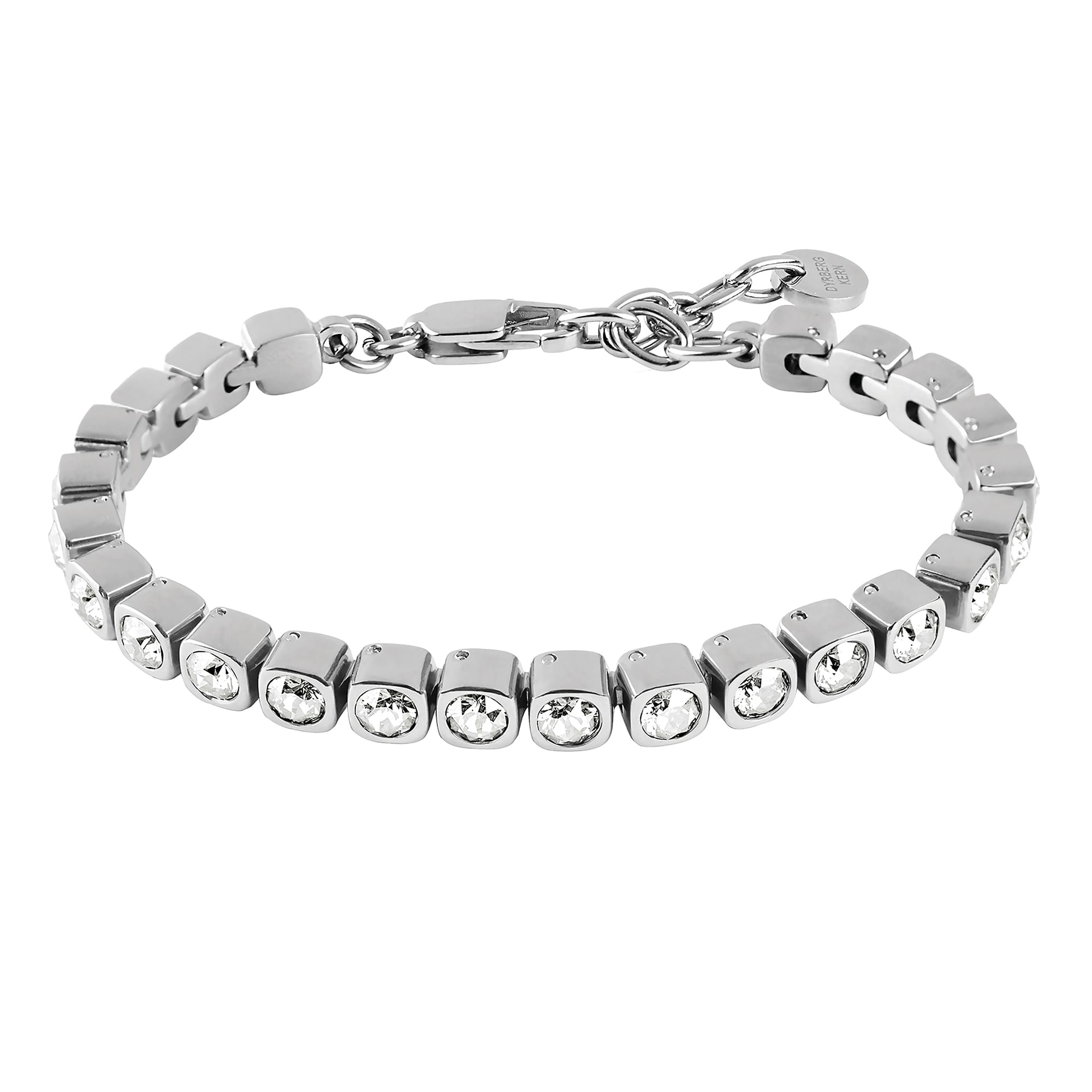 CORY Bracelet With Clear Crystals Silver - Allure Online Shop
