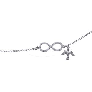 Infinity Bracelet with Dove Charm CP118000