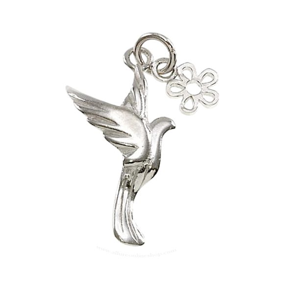 Sterling Silver Dove Pendant CP414343