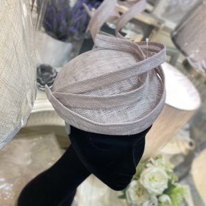 Taupe Fascinator
