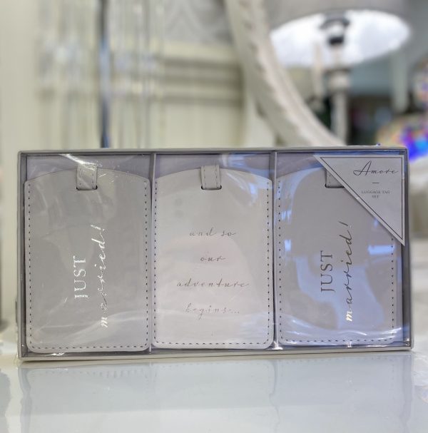 'Just Married' Luggage Tags