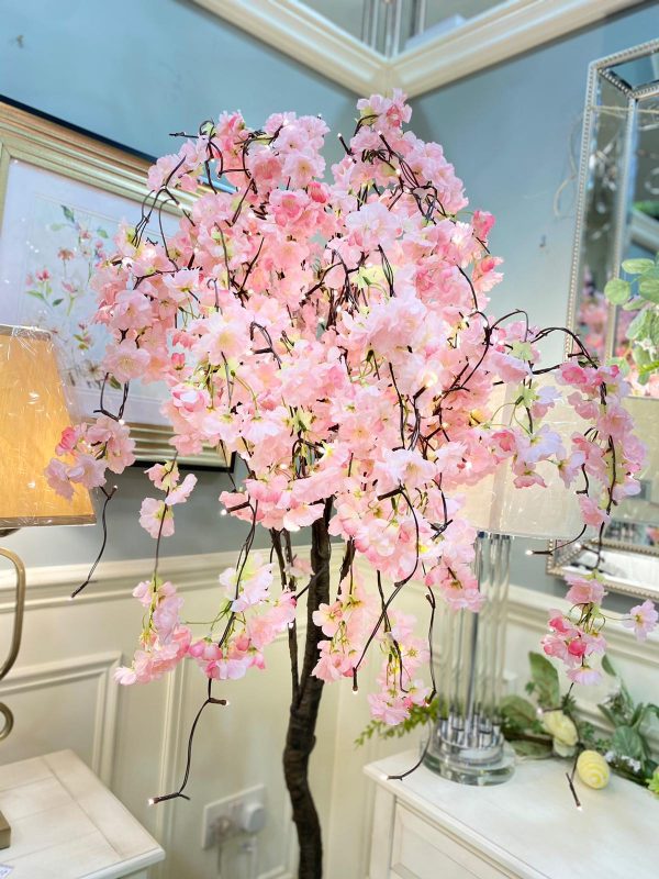 Blossom Pink Large Weeping Tree With Lights 170cm - Image 3