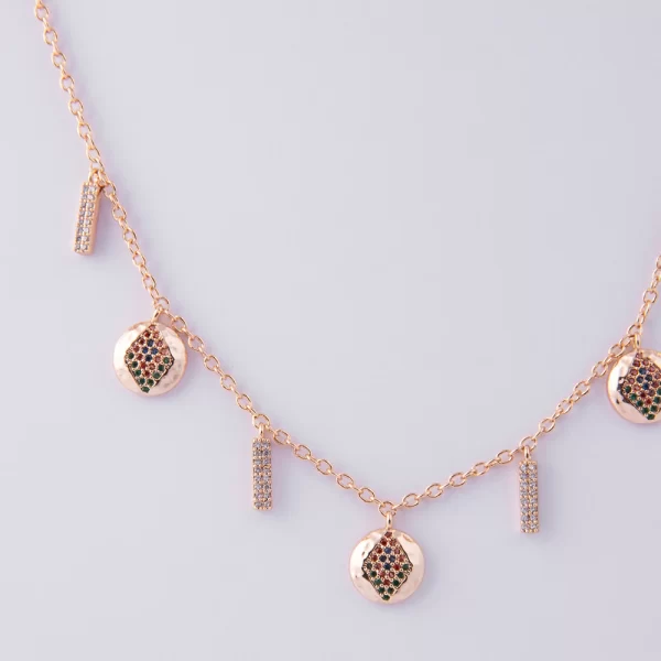 DALIA MULTI DROP NECKLACE - Image 3