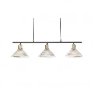 Suspended Track 3 Lights W 25 H 35 cm