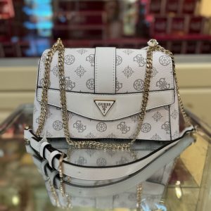 GUESS Dorys Convertible Xbody Flap White Logo
