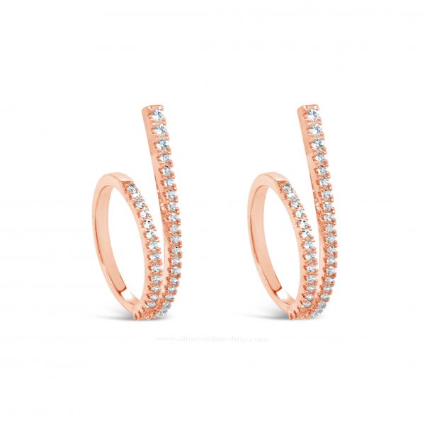 ABSOLUTE E092RS ROSE GOLD EARRINGS