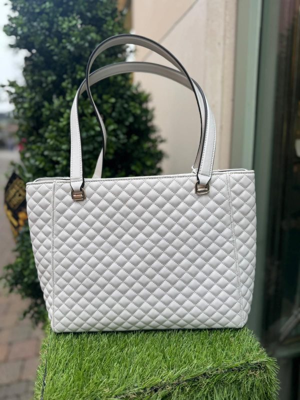 GUESS Everlee Shopper Bag White - Image 2