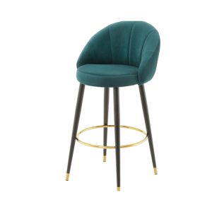 Mindy Brownes Ashley Highback Stool (Teal)