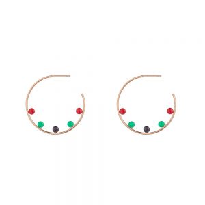 ELISA ROSE GOLD EARRINGS