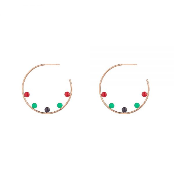 ELISA ROSE GOLD EARRINGS
