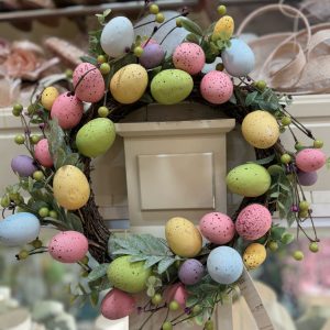 Colourful Easter Eggs Wreath
