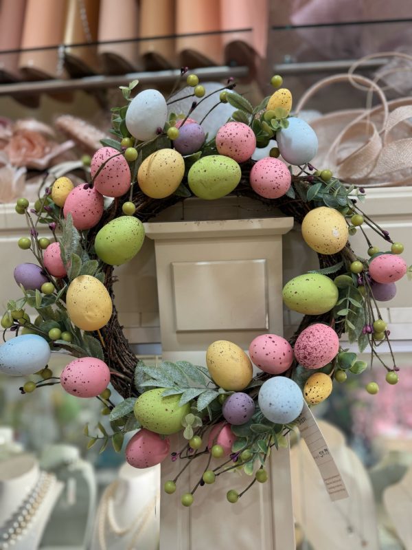 Colourful Easter Eggs Wreath