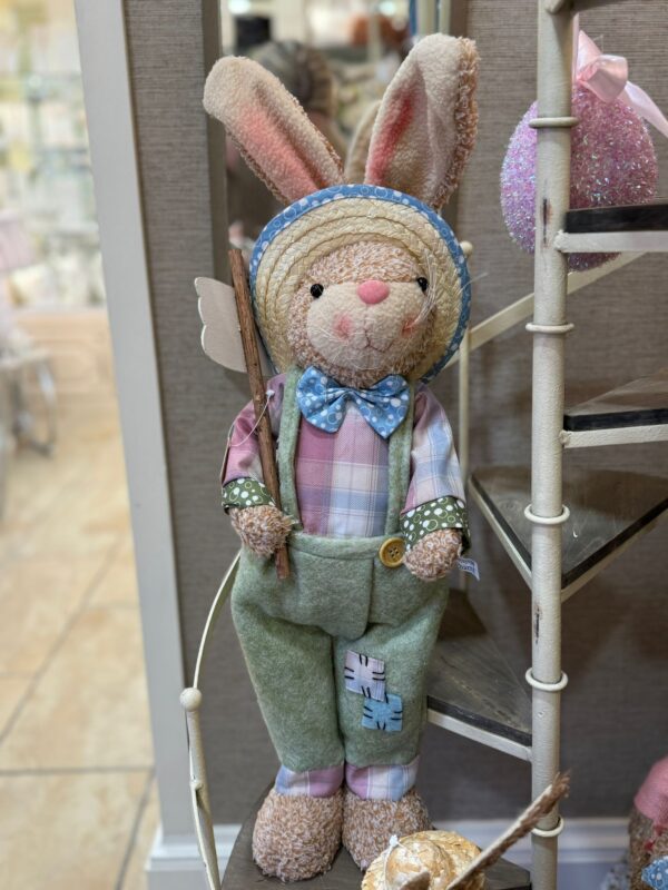 Springtime Bunny in Green Trousers